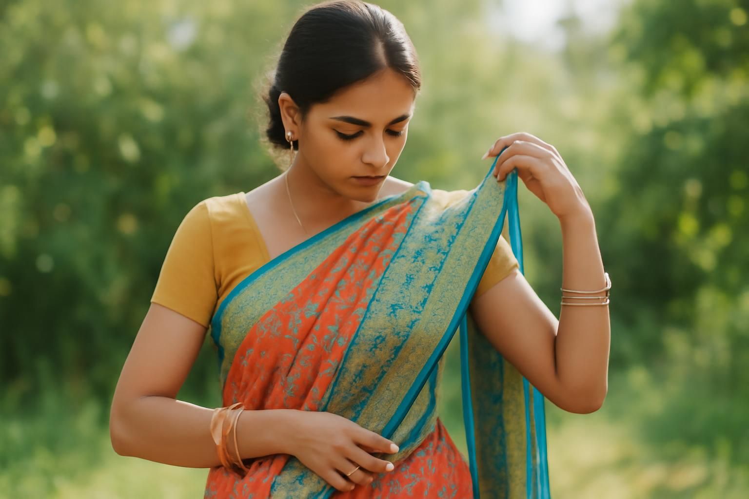 découvrez ce qu'est un sari, l'élégante tenue traditionnelle indienne, et apprenez comment le porter avec style et grâce en tant que femme.