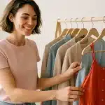 Friperie à Toulon : portants de vêtements vintage dans une boutique du centre ancien