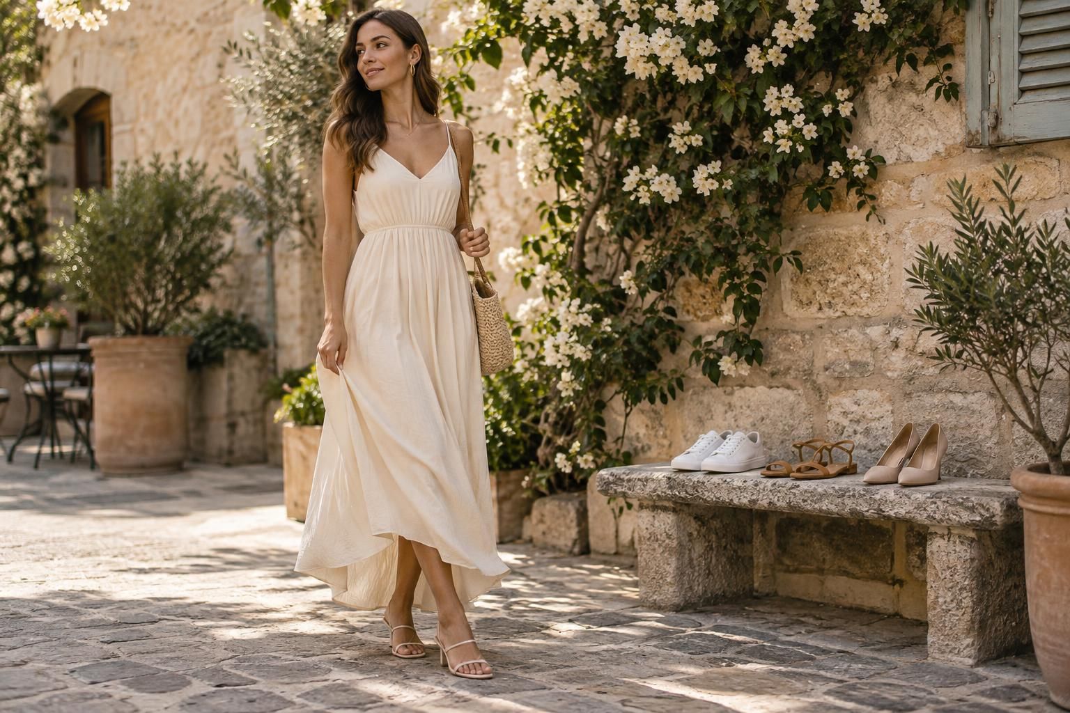 découvrez quelles chaussures associer à une robe longue : sandales, baskets ou talons, trouvez la paire idéale selon votre style et l’occasion.