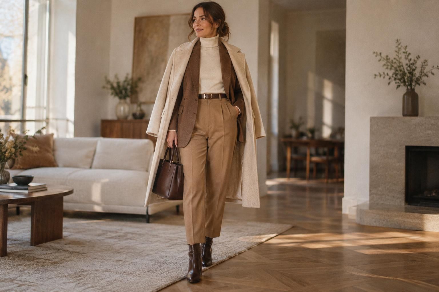 découvrez quels vêtements associer à un col roulé femme : pantalons, jupes, vestes et accessoires pour créer des tenues élégantes en toute saison.